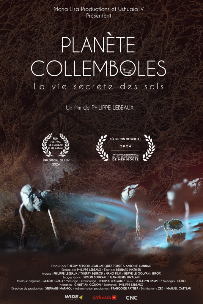 Film "Planète Colemboles, la vie secrète des sols"